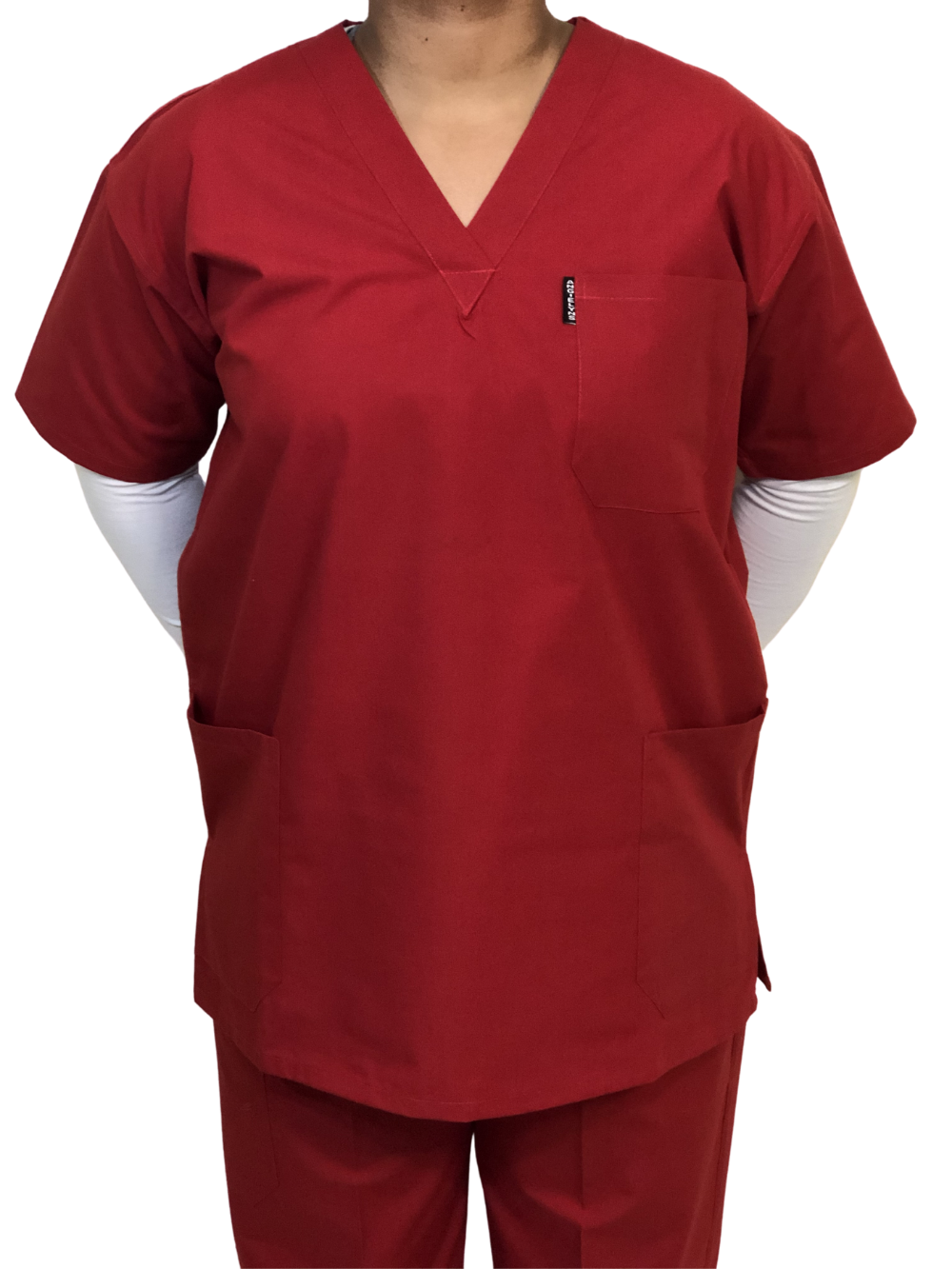 Red Scrubs – Medical Scrub Set (Top 